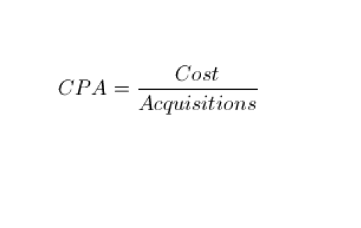 Cost Per Acquisitions