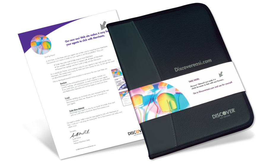 Discover Network easi binder and sell sheet