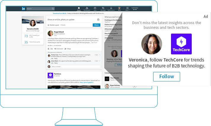 LinkedIn Follower Ads