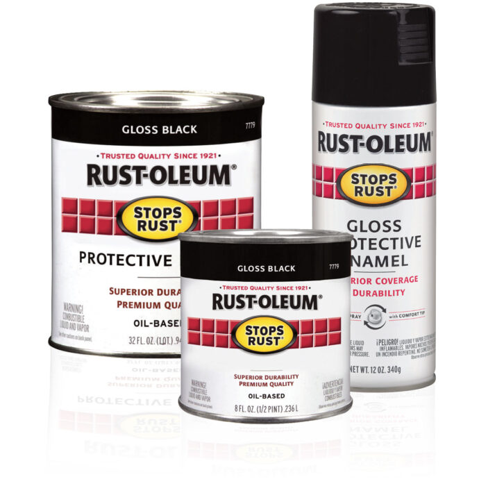 Rust-Oleum paint cans