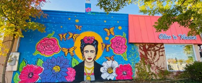 Frida Kahlo Mural Geoff Bevington