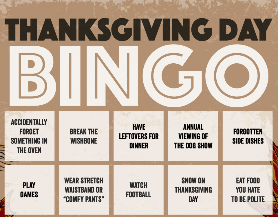 CDI-Thanksgiving Bingo