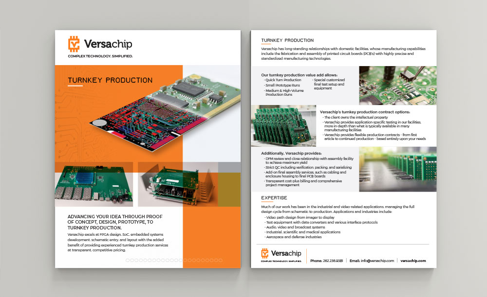 Versachip sell sheet