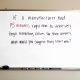 White board with writing