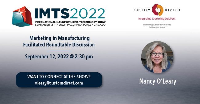 IMTS 2022 Promo image with event details