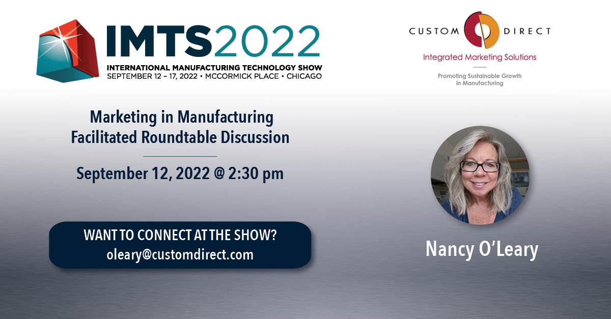 IMTS 2022 Promo image with event details