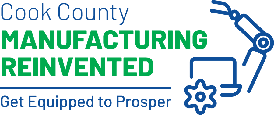 Cook County Manufacturing Reinvented Logo