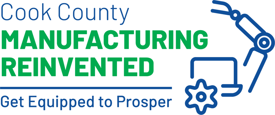 Cook County Manufacturing Reinvented Logo