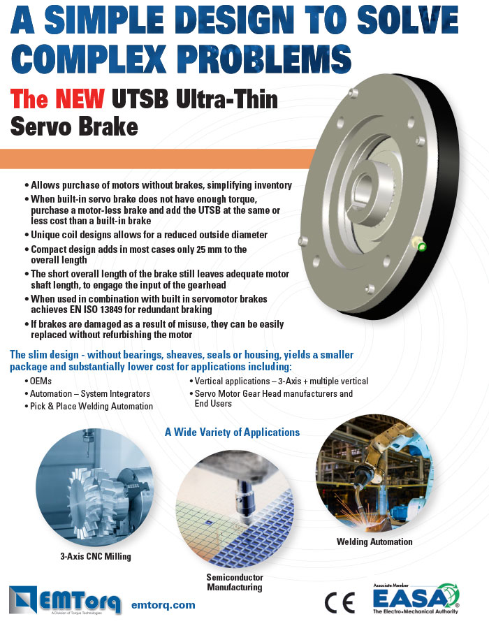 EMTorq UTSB Brake Sell Sheet