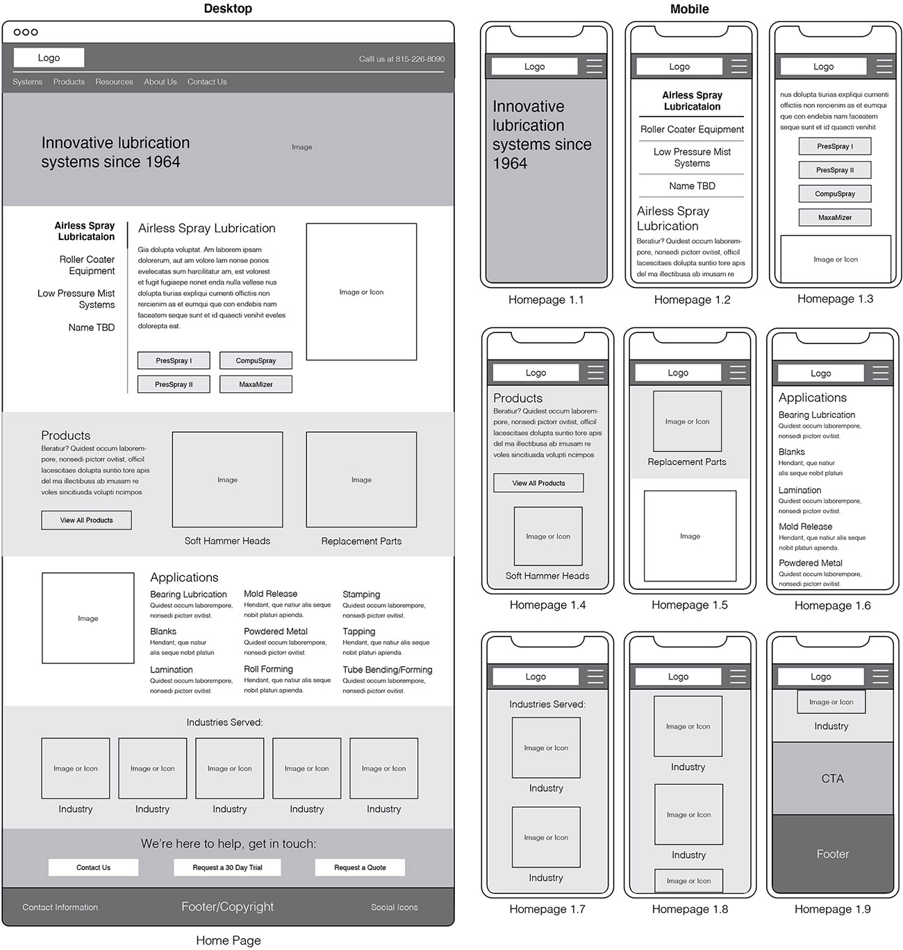 Example Wireframe