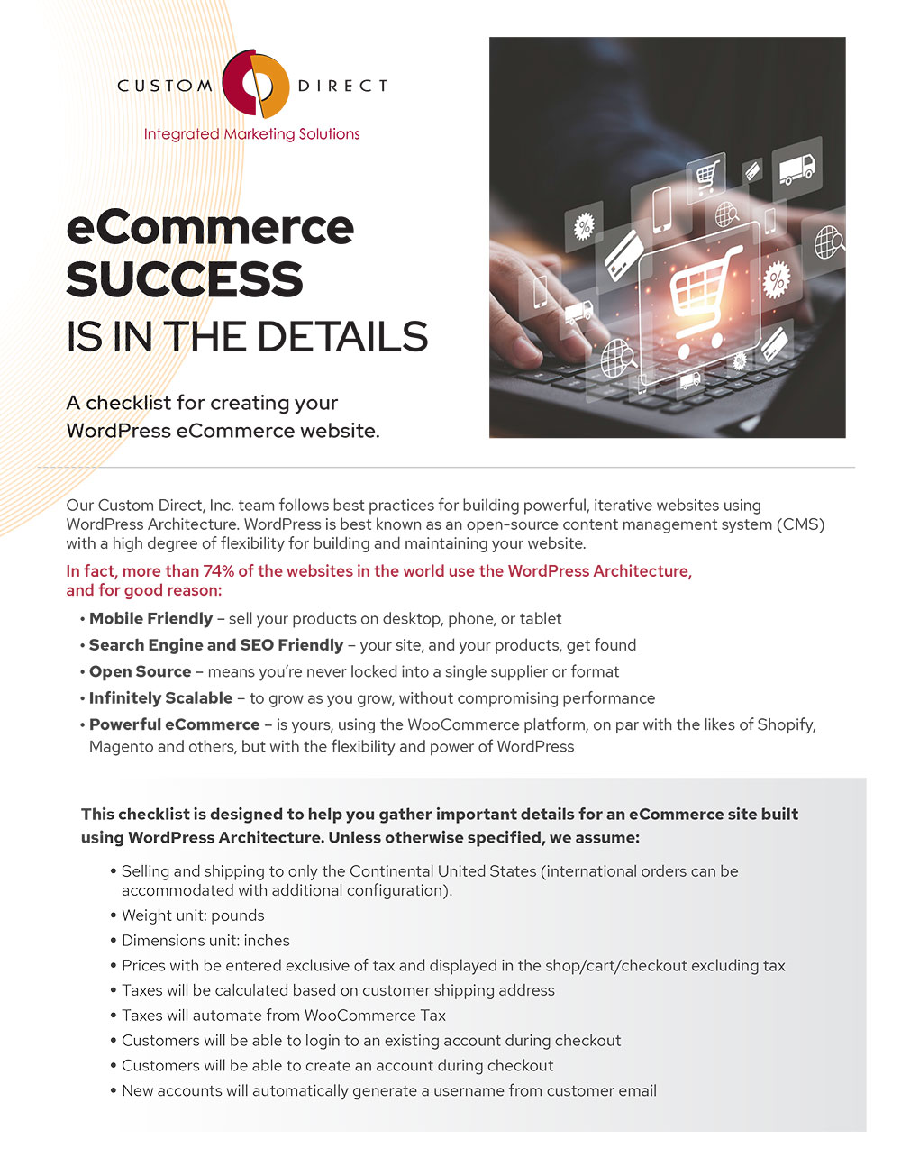 CDI eCommerce Website Checklist